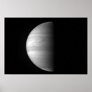 Close-up view of the planet Jupiter Poster