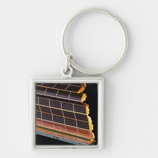 Close-up view of the solar arrays key ring (Front)