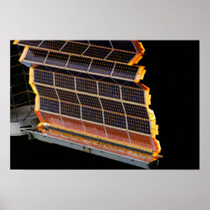 Close-up view of the solar arrays poster