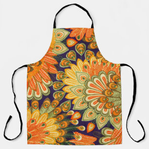 Close-up vintage cloth pattern background. apron