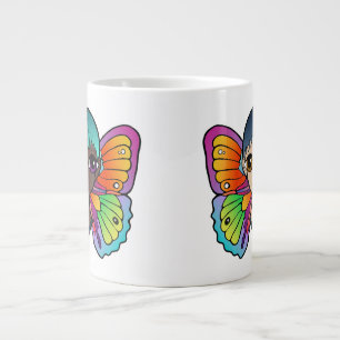 Close UP Woman With Butterfly Wings Specialty Mug