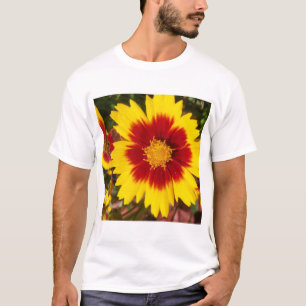 Close up yellow and red Coreopsis flower T-Shirt