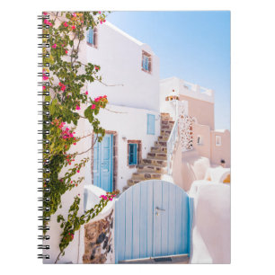 CLOSED BLUE GATE NOTEBOOK