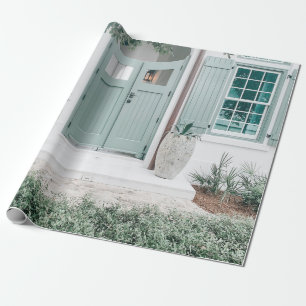 CLOSED DOOR DURING DAYTIME WRAPPING PAPER