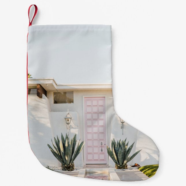 CLOSED DOOR SMALL CHRISTMAS STOCKING (Front)