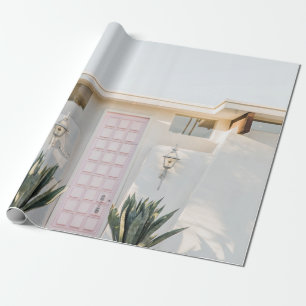 Closed door wrapping paper