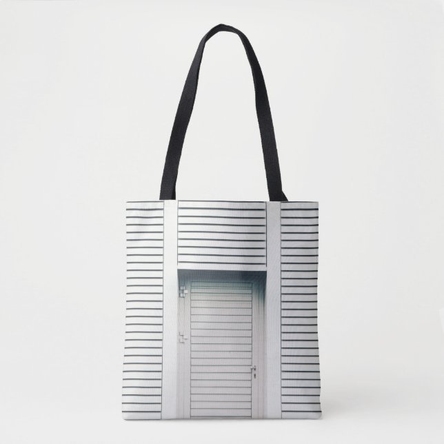 CLOSED LOUVER DOOR TOTE BAG (Front)