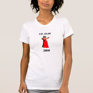 Closed Position, Diag Line Wall, 2 Meas Wait (cuer T-Shirt