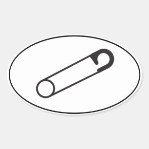 Closed Safety Pin Sticker   Support   Ally