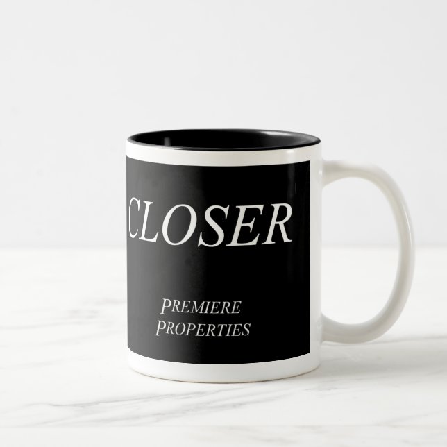 CloserMug Two-Tone Coffee Mug (Right)