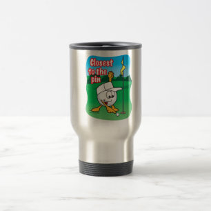 Closest To The Pin Golf Tournament Hole Prize Travel Mug
