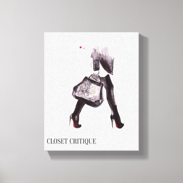 CLOSET CRITIQUE CANVAS WRAP PRINT (Front)