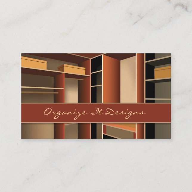 Closet, Interior Design Business Card (Front)