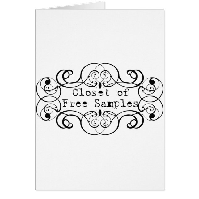 Closet of Free Samples (Front)