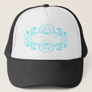 Closet of Free Samples Blue Line Trucker Hat