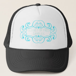 Closet of Free Samples Blue Line Trucker Hat