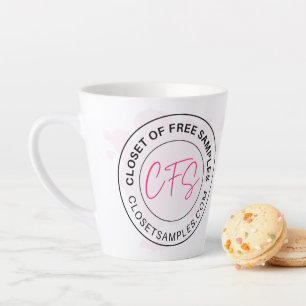 Closet of Free Samples Logo 2021 Edition Latte Mug