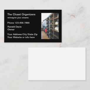 Closet Organising Services Business Card