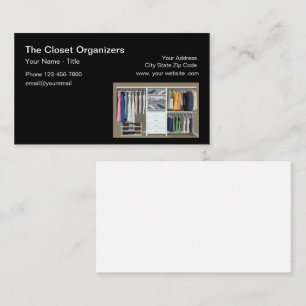 Closet Organizing And Remodelilng Business Card
