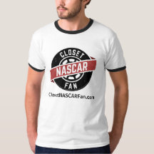 ClosetNASCARFan Ringer Shirt with URL