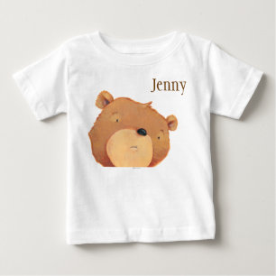 CloseUp of Big Brown Bear Baby T-Shirt