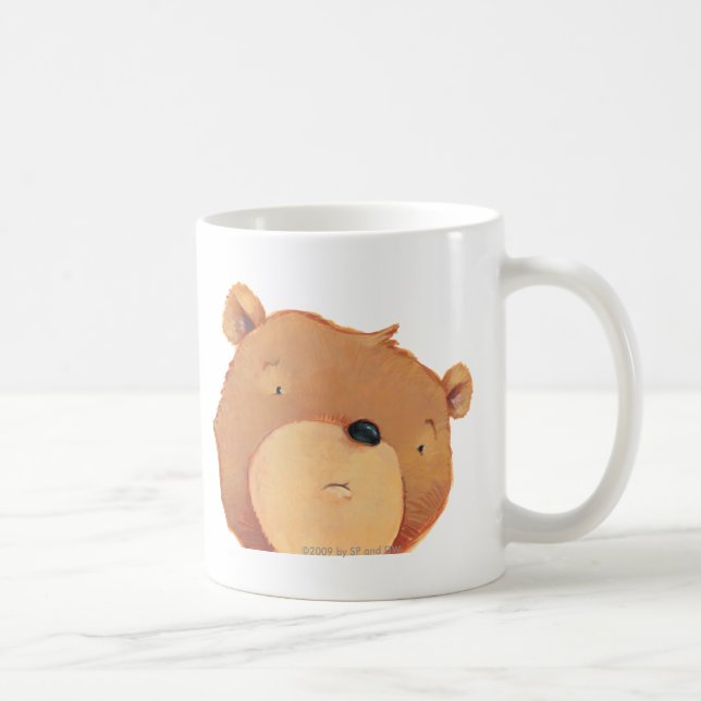 CloseUp of Big Brown Bear Coffee Mug (Right)