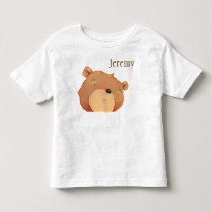 CloseUp of Big Brown Bear Toddler T-Shirt