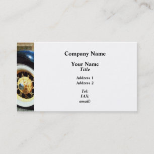 Closeup of Car Wheel - Platinum Finish Business Card