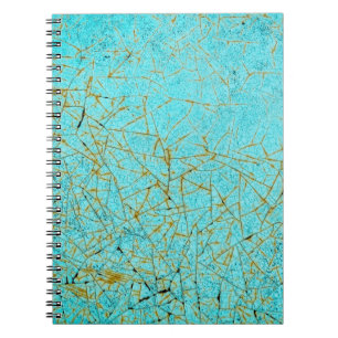 closeup of old, grunge metal car body texture with notebook