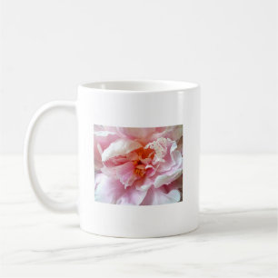 Closeup of Pale Pink Peonies Coffee Mug