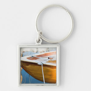 Closeup On Tied Up Boat Key Ring