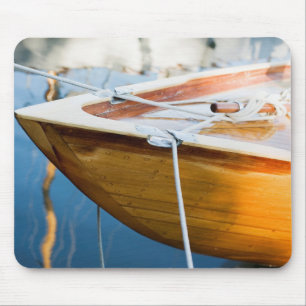 Closeup On Tied Up Boat Mouse Mat
