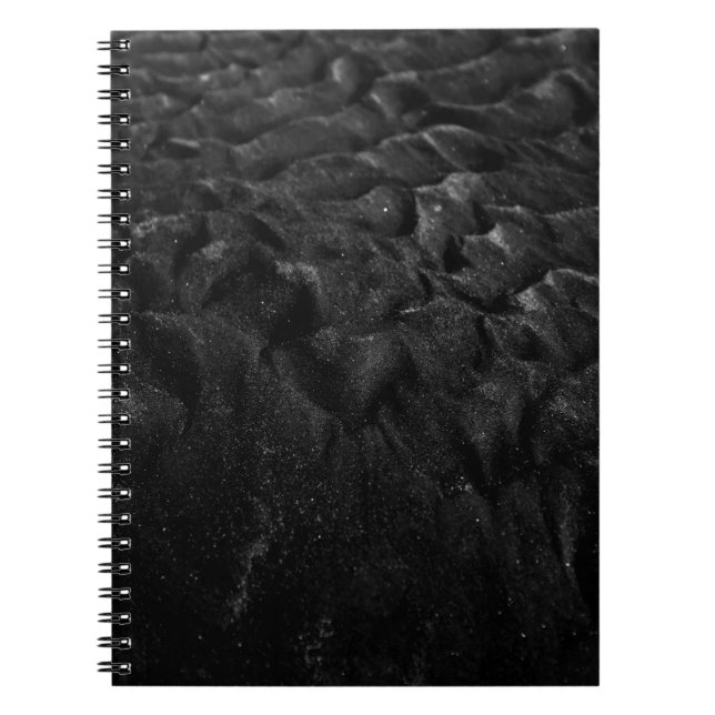 Closeup photo of sand notebook (Front)