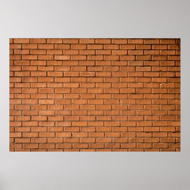 Closeup photography of brown brick wall poster (Front)