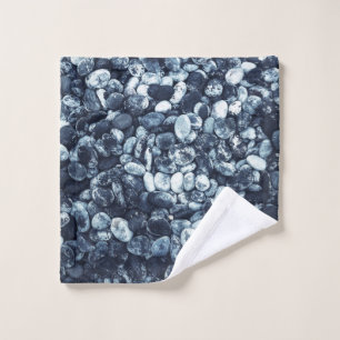 Closeup photography of stones wash cloth
