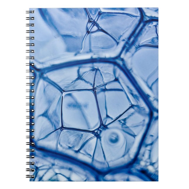 Closeup photography of water bubbles notebook (Front)