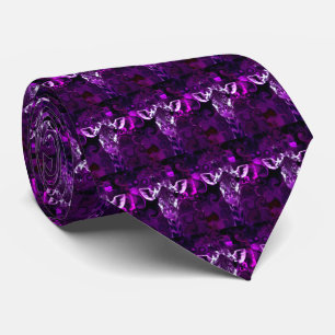 Closeup Purple Tie