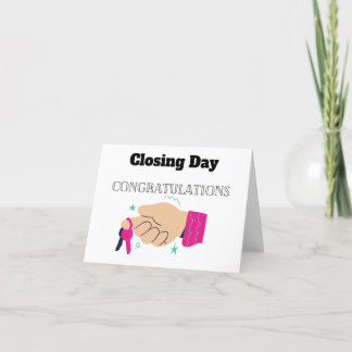 Closing Day Thank You Cards