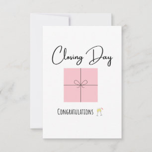 Closing Day Thank You Cards