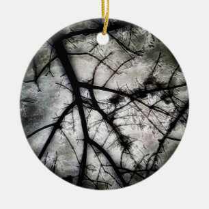 Closing In Ceramic Tree Decoration