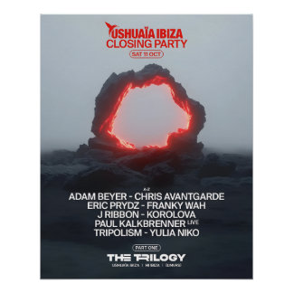 Closing Party Ushuaïa Ibiza Poster