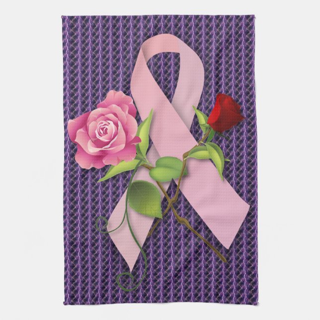 Closure for the Breast Cancer Survivor Tea Towel (Vertical)