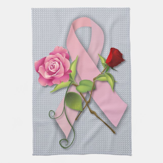 Closure for the Breast Cancer Survivor Tea Towel (Vertical)