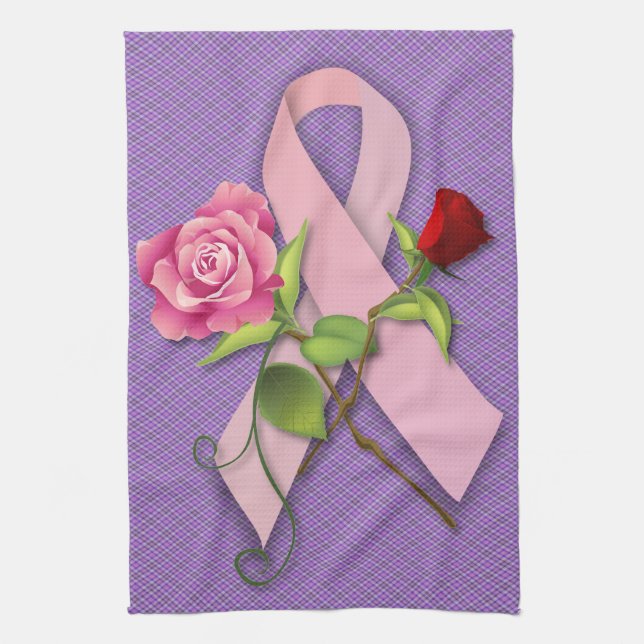 Closure for the Breast Cancer Survivor Tea Towel (Vertical)