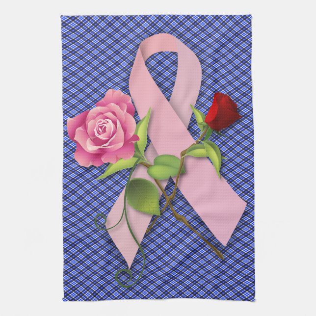 Closure for the Breast Cancer Survivor Tea Towel (Vertical)