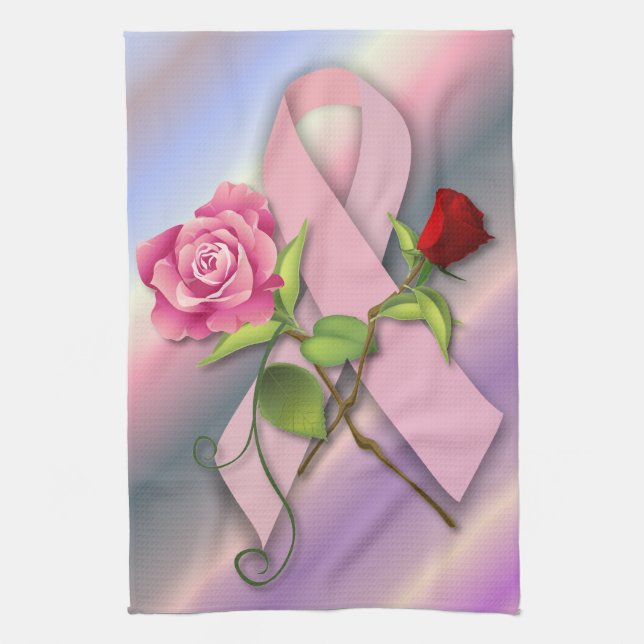 Closure for the Breast Cancer Survivor Tea Towel (Vertical)