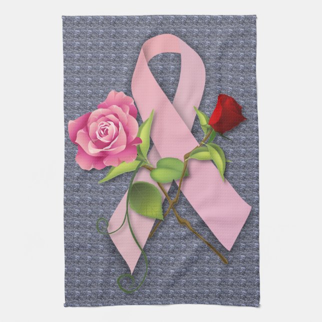 Closure for the Breast Cancer Survivor Tea Towel (Vertical)