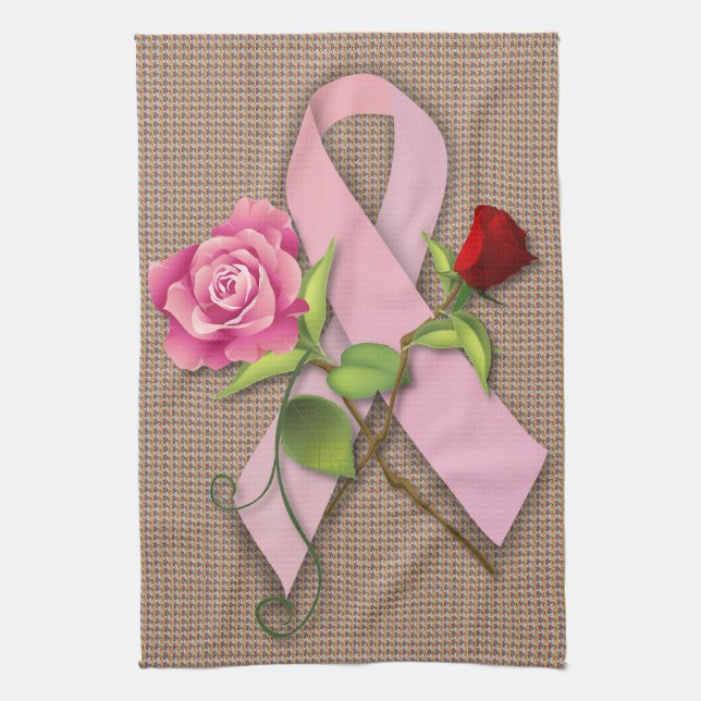 Closure for the Breast Cancer Survivor Tea Towel (Vertical)