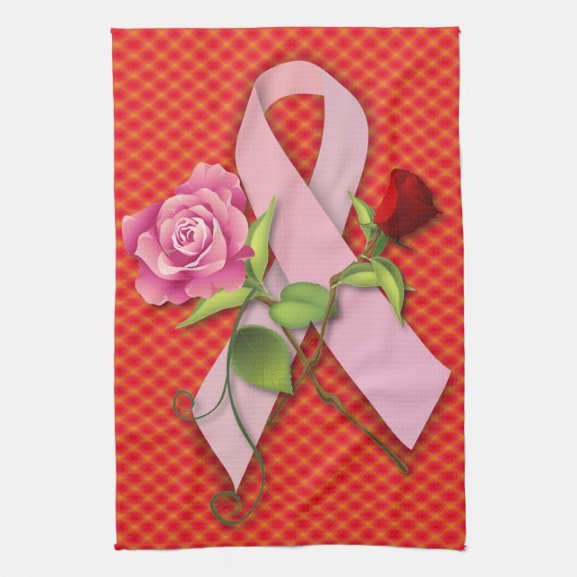 Closure for the Breast Cancer Survivor Tea Towel (Vertical)