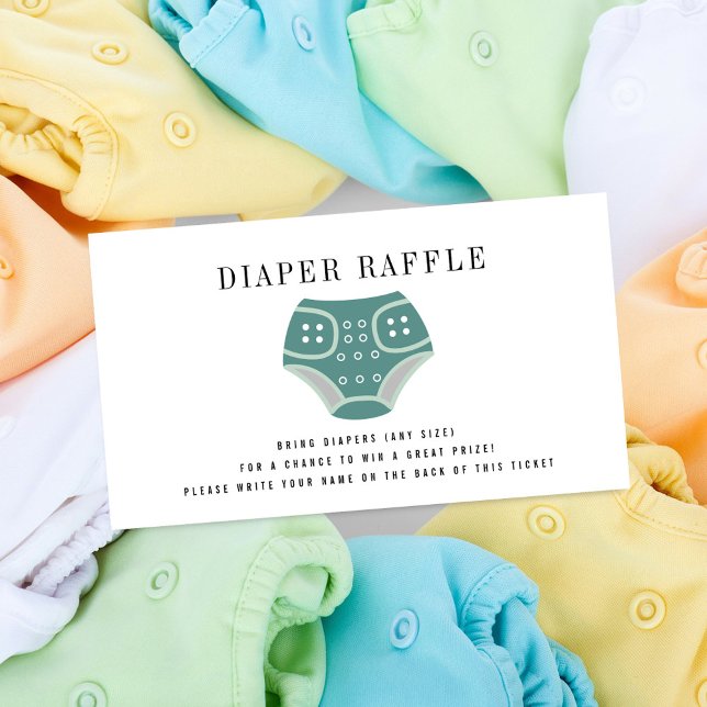 Cloth Diaper Blue Baby Diaper Raffle Enclosure Car (Creator Uploaded)